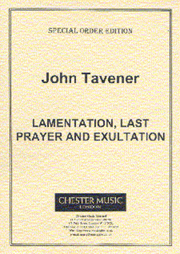 Lamentation, Last Prayer And Exultation