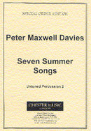 Seven Summer Songs - Untuned Percussion 2
