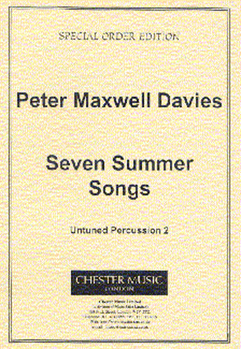 Seven Summer Songs - Untuned Percussion 2