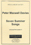 Seven Summer Songs - Untuned Percussion 4
