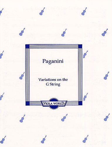 Variations On the G String (Viola)