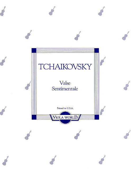 Valse Sentimentale (Viola/Piano)