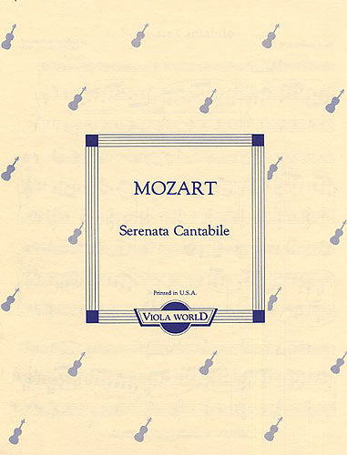 Serenata Cantabile K.285 (Viola/Piano)