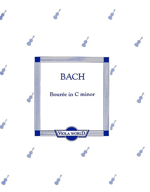 Bourree In C Minor for Viola and Piano