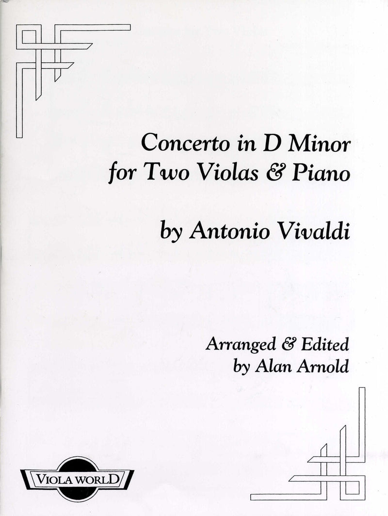 Concerto In D Minor for Two Violas and Piano