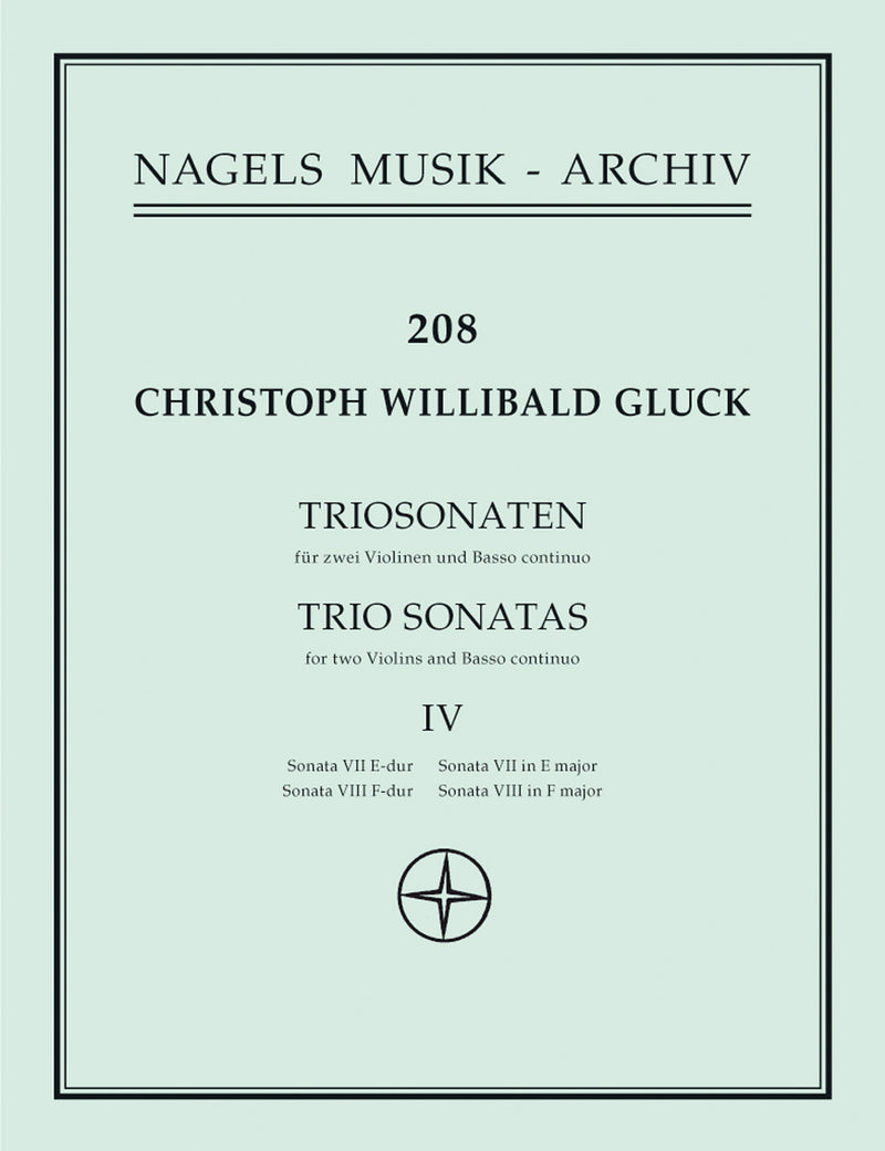 Zwei Triosonaten für Zwei Violinen und Basso continuo: Sonaten E-dur und F-dur