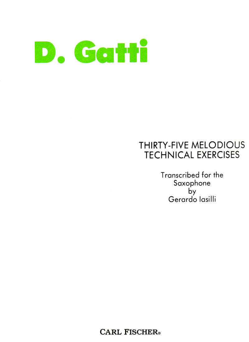 Thirty Five Melodious Technical Exercises