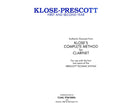 Excerpts From Klose's Complete Method for Clarinet