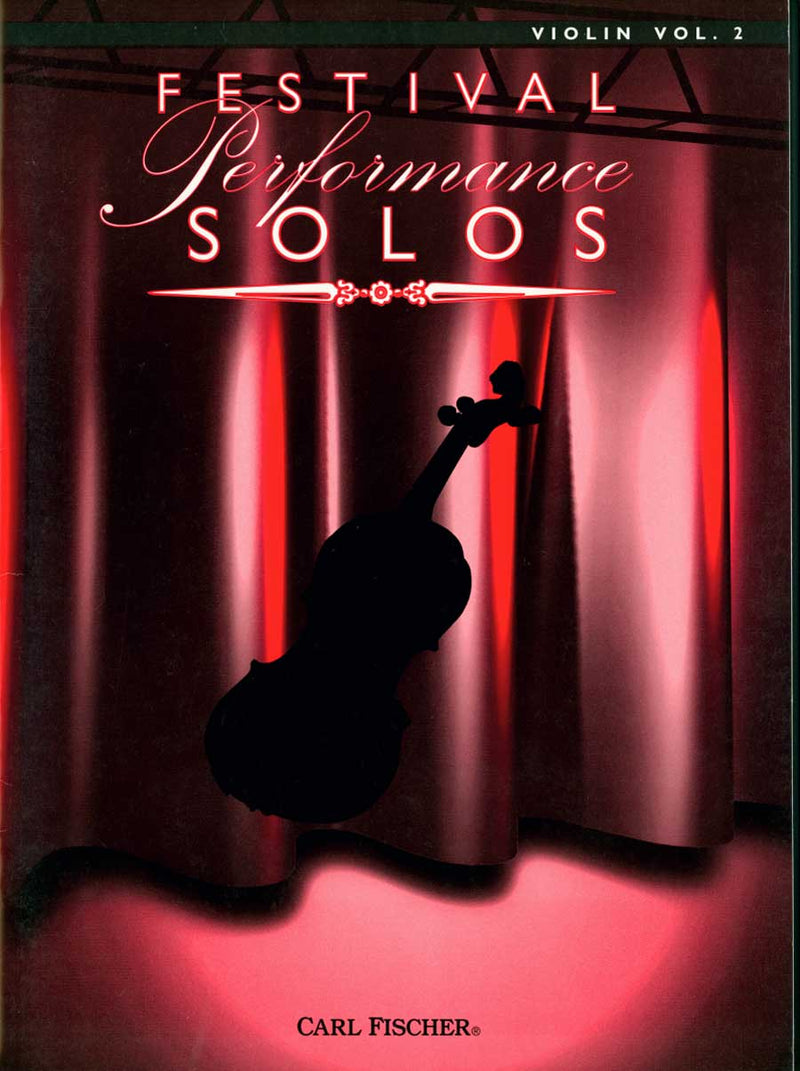 Festival Performance Solos (Violin), Vol. 2