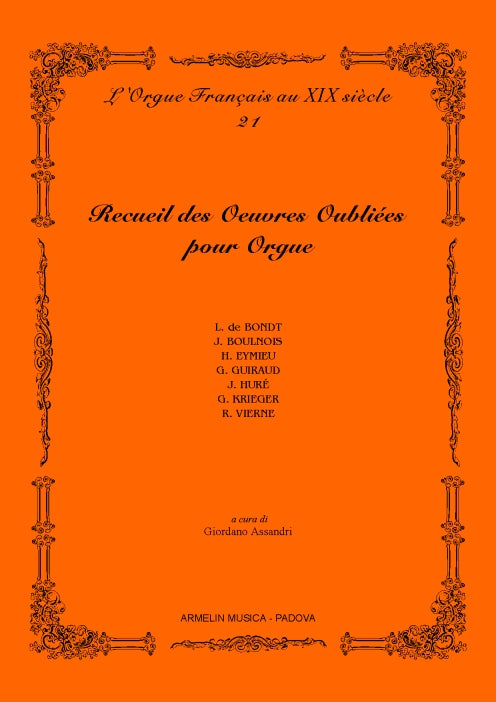 Recueil Oeuvres Oubliées, vol. 1