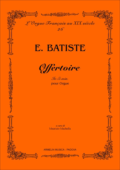 Offertoire in Si min. pour Orgue