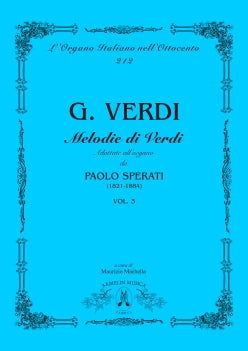 Melodie di Verdi adattate all'Organo, vol. 3
