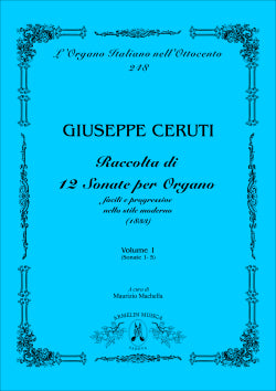 Raccolta di 12 sonate per organo facili e progressive in stile moderno, vol. 1 (Sonate 1-5)