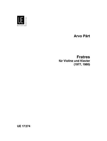 Fratres (Violin & Piano)