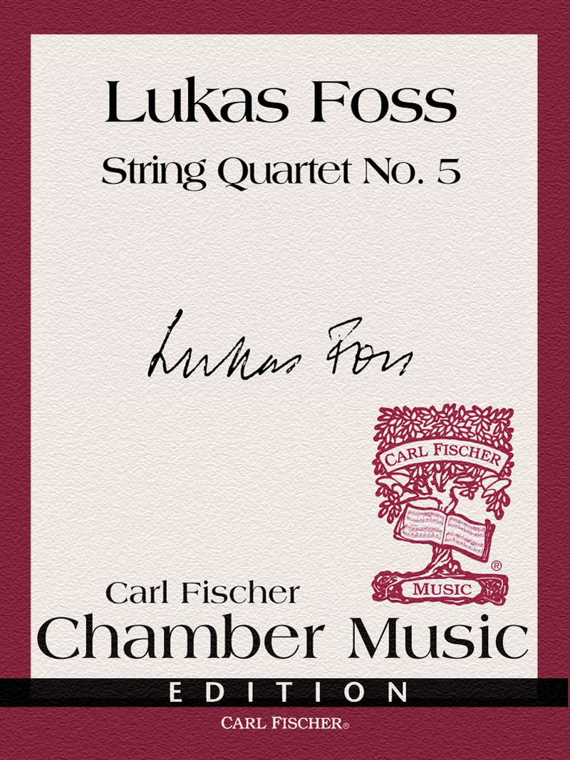 String Quartet No. 5 (Score & Parts)