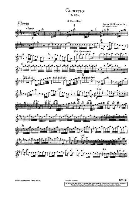 Concerto D-Dur op. 10/3 RV 428/PV 155