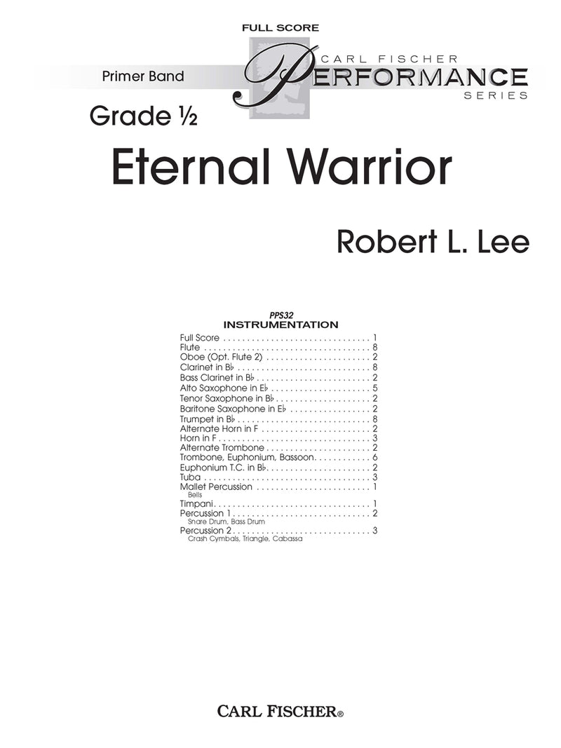 Eternal Warrior (Study Score)