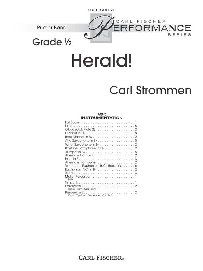 Herald! (Study Score)