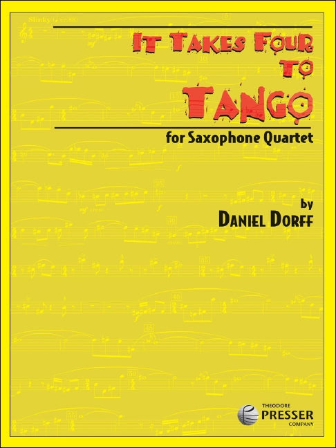 It Takes Four To Tango (soprano saxophone, alto saxophone, tenor saxophone and baritone saxophone)