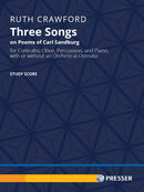 Three Songs on Poems of Carl Sandburg