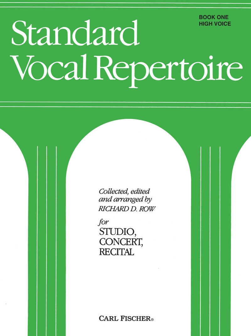 Standard Vocal Repertoire Volume 1 for High Voice