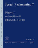 Pieces II op. 3, op. 10, op. 16 SR 25, SR 33, SR 40