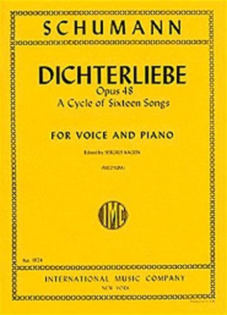 DICHTERLIEBE Op48 Cycle of 16 Songs M Vce Pft