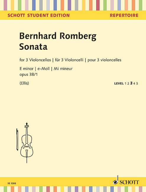 Sonata e-Moll op. 38/1 (3 cellos)