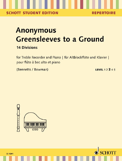 Greensleeves to a Ground (treble recorder and piano)