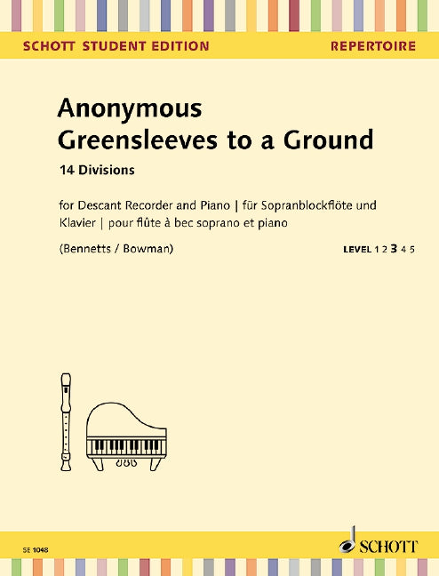 Greensleeves to a Ground (descant recorder and piano)