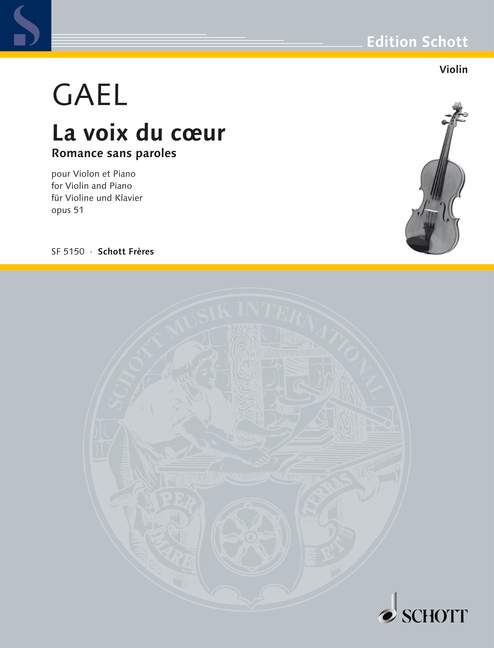 La voix du coeur op. 51 (Violin & Piano)