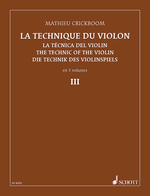 Die Technik des Violinspiels Vol. 3
