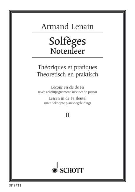 Solfèges, Vol. 2