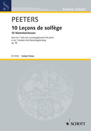 10 Leçons de solfège op. 96