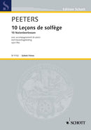 10 Leçons de solfège op. 96a