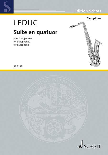 Suite en Quatuor study score)