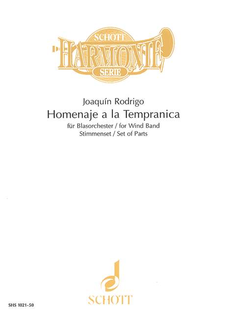 Homenaje a la Tempranica (set of parts)