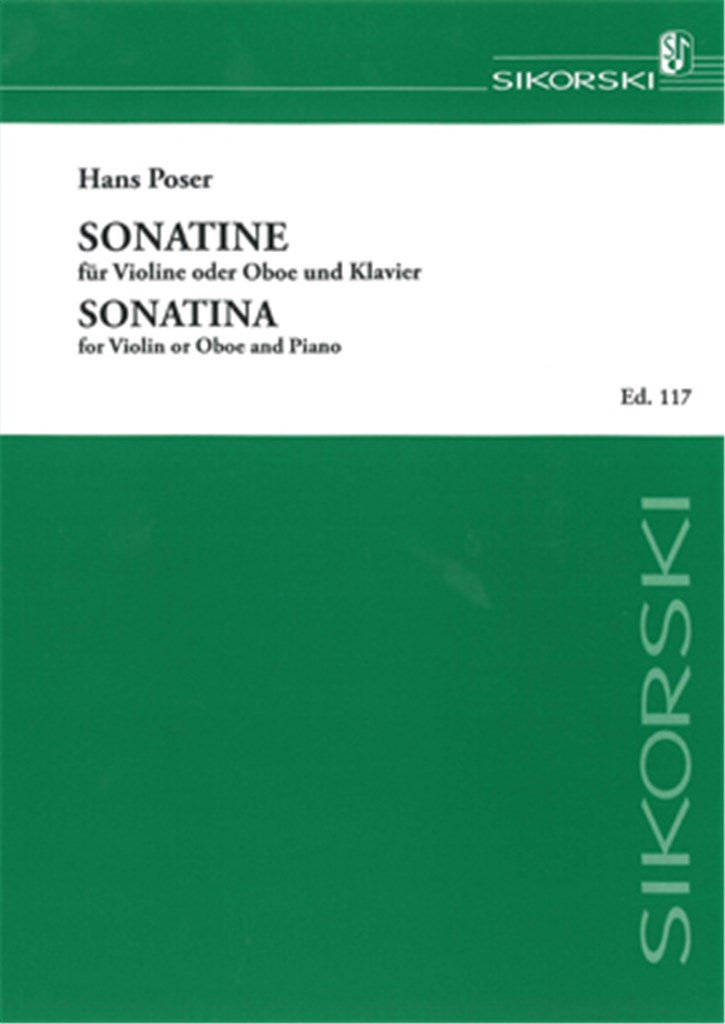 Sonatine (Violin or Oboe and Piano)