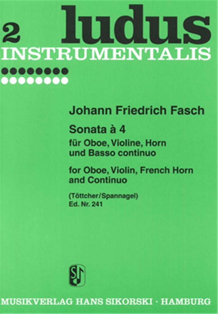 Sonata à 4 für Oboe, Violine, Horn und B.c.