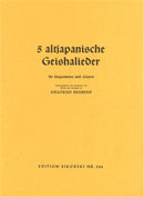 5 altjapanische Geishalieder