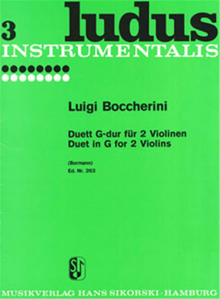 Duett G-Dur für zwei Violinen
