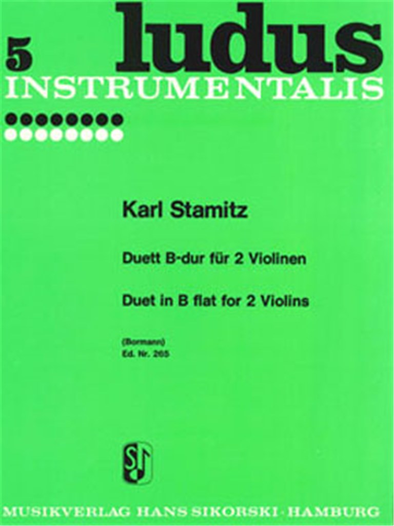 Duett für 2 Violinen B-Dur