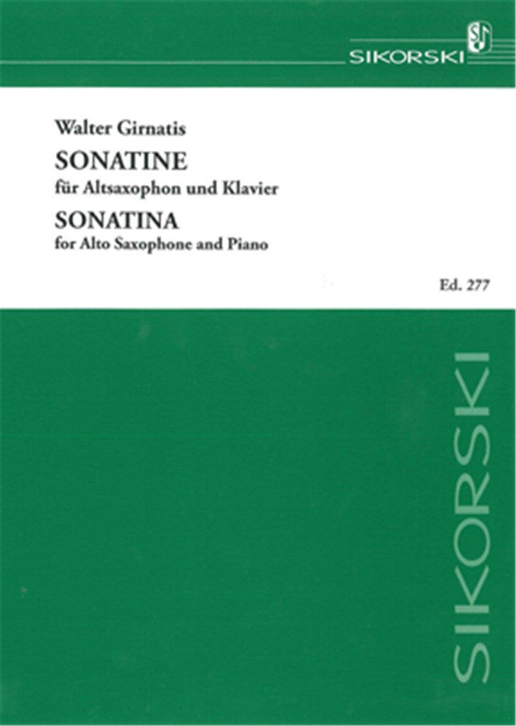 Sonatine (Alto Saxophone and Piano)