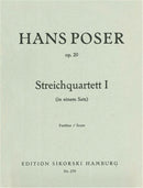 Streichquartett Nr. 1 (Study Score)