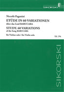 Etüde in 60 Variationen über das Lied 'Barucabà'