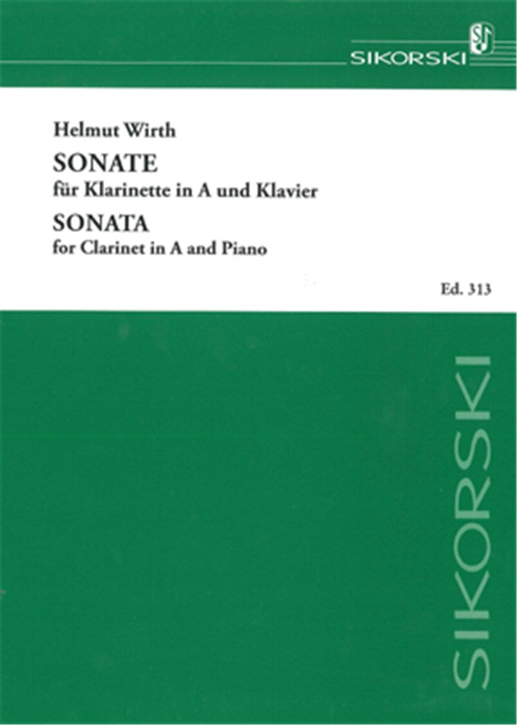 Sonate (Clarinet [A] and Piano)