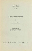 3 Liedmotetten