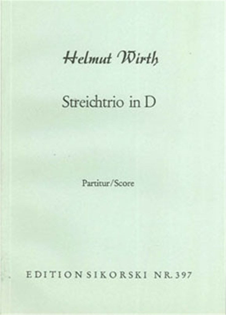 Streichtrio in D (Study Score)