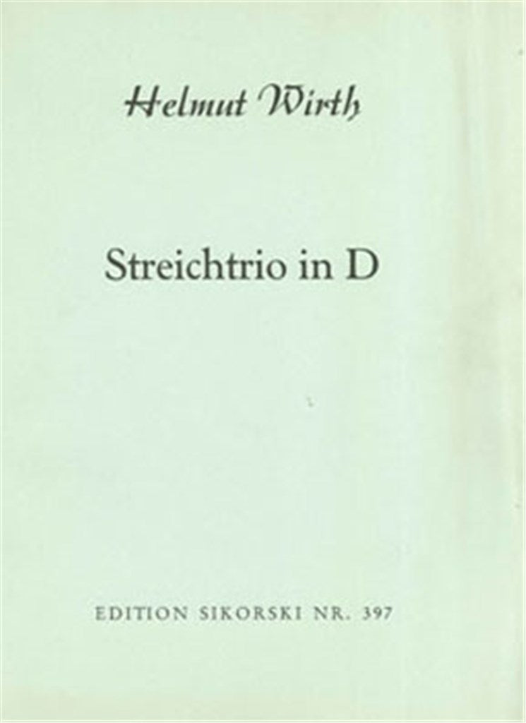 Streichtrio in D (Set of Parts)