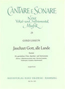 Jauchzet Gott, alle Lande (Score only)